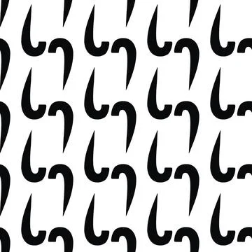 Vector seamless texture background pattern. Hand drawn, black, white colors. Stock Illustration