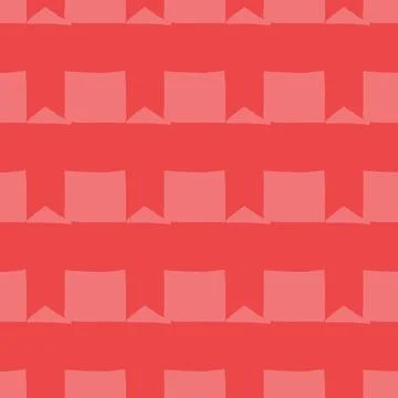 Vector seamless texture background pattern. Hand drawn, red colors. Illustrazione stock