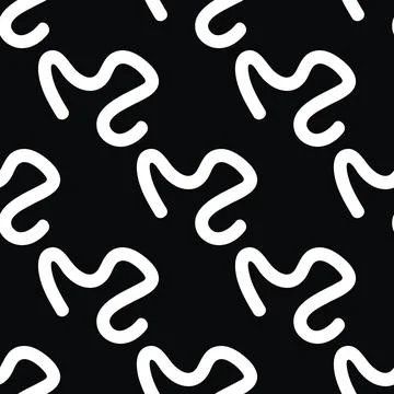 Vector seamless texture background pattern. Hand drawn, black, white colors. Illustrazione stock