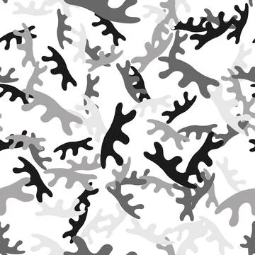 Vector seamless texture background pattern. Hand drawn, grey, black, white co Stock Illustration