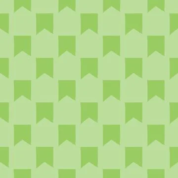 Vector seamless texture background pattern. Hand drawn, green colors. Stock Illustration