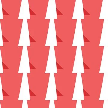 Vector seamless texture background pattern. Hand drawn, red, white colors. Stock Illustration