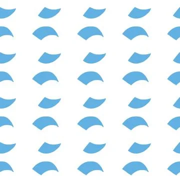 Vector seamless texture background pattern. Hand drawn, blue, white colors. Illustrazione stock