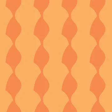 Vector seamless texture background pattern. Hand drawn, orange colors. Stock Illustration