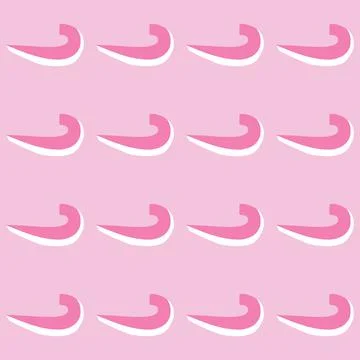 Vector seamless texture background pattern. Hand drawn, pink, white colors. Stock Illustration