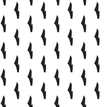 Vector seamless texture background pattern. Hand drawn, black, white colors. Stock Illustration
