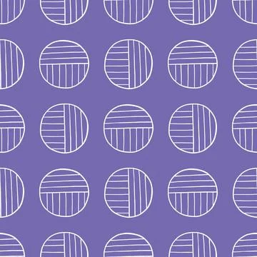 Vector seamless texture background pattern. Hand drawn, purple, white colors. Stock Illustration