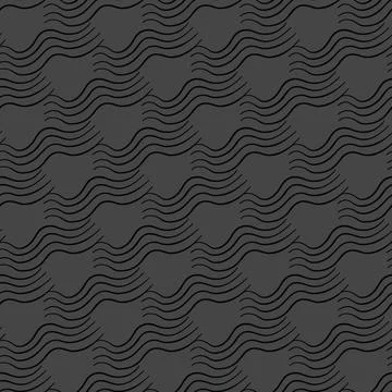 Vector seamless texture background pattern. Hand drawn, black, grey colors. Stock Illustration