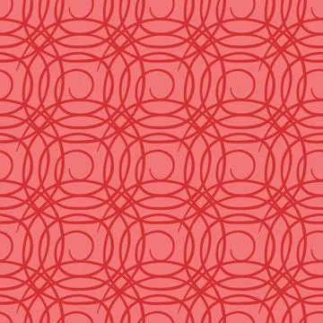 Vector seamless texture background pattern. Hand drawn, red colors. Stock Illustration