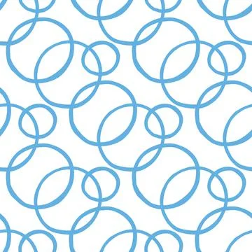 Vector seamless texture background pattern. Hand drawn, blue, white colors. Illustrazione stock