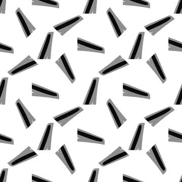 Vector seamless texture background pattern. Hand drawn, black, grey, white co Stock Illustration