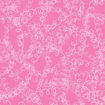 Vector seamless texture background pattern. Hand drawn, pink colors. Stock Illustration