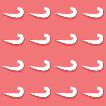 Vector seamless texture background pattern. Hand drawn, red, white colors. Illustrazione stock