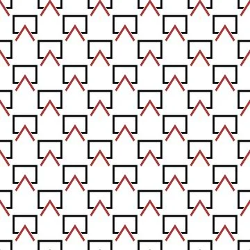 Vector seamless texture background pattern, geometric and colored Stock Illustration