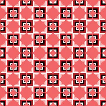 Vector seamless texture background pattern, geometric and colored Stock Illustration