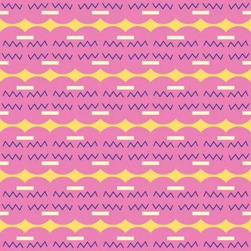 Vector seamless texture background pattern, geometric and colored Stock Illustration