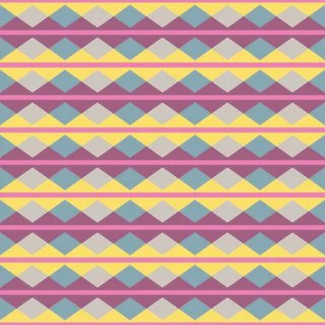 Vector seamless texture background pattern, geometric and colored Stock Illustration