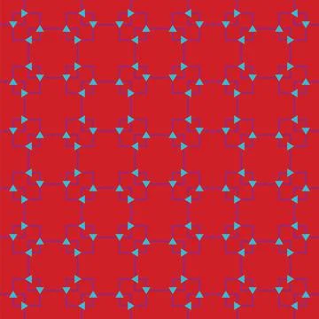 Vector seamless texture background pattern, geometric and colored Stock Illustration