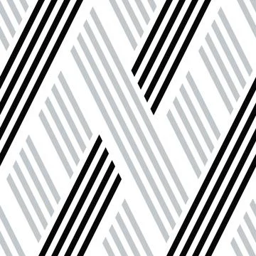 Vector seamless texture with black and silver gray bands 3710 Stock Illustration