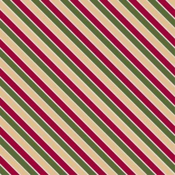 Vector seamless texture in Christmas colors with slating lines . Stock Illustration