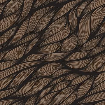Vector seamless texture of craft paper background Stock Illustration