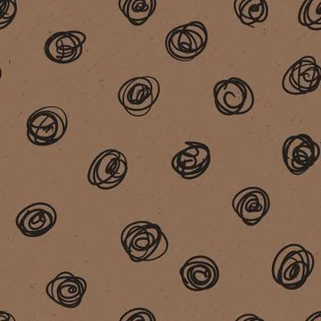 Vector seamless texture of craft paper background Stock Illustration