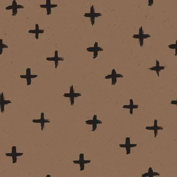 Vector seamless texture of craft paper background Stock Illustration