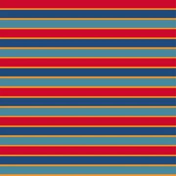 Vector seamless texture with ethnic colored horizontal stripes Illustrazione stock