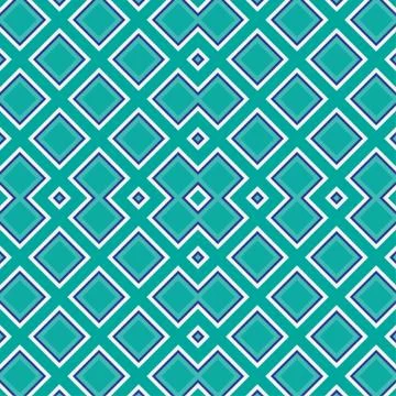Vector seamless texture with ethnic styled rhombs Illustrazione stock