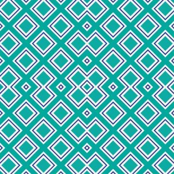 Vector seamless texture with ethnic styled rhombs Illustrazione stock