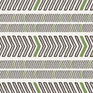 Vector seamless texture of hand-drawn arrows or chevrons Illustrazione stock