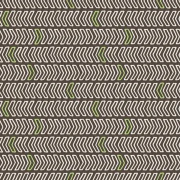 Vector seamless texture of hand-drawn arrows or chevrons Stock Illustration