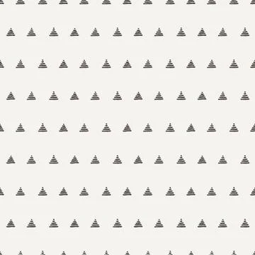 Vector seamless texture of hand-painted triangles Illustrazione stock