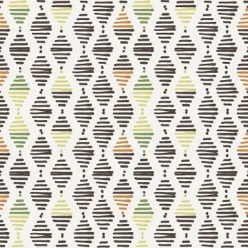 Vector seamless texture of hand-painted triangles Stock Illustration