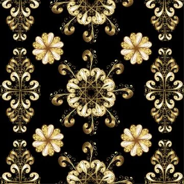 Vector seamless texture Stock Illustration