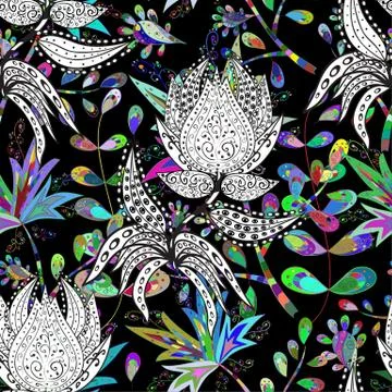 Vector seamless texture Stock Illustration