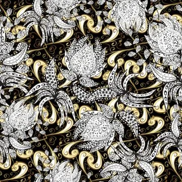 Vector seamless texture Ilustração Stock