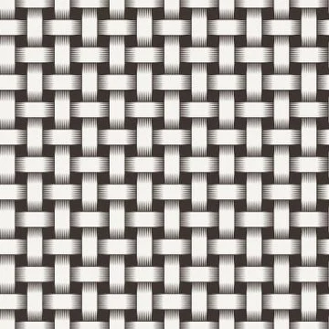 Vector seamless texture of intertwined bands Stock Illustration