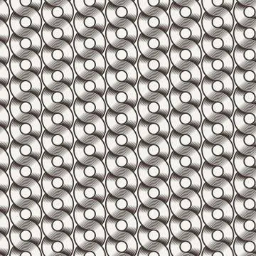 Vector seamless texture of intertwined bands Illustrazione stock