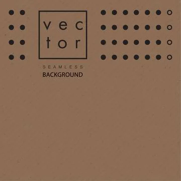 Vector seamless texture of kraft paper background Stock Illustration