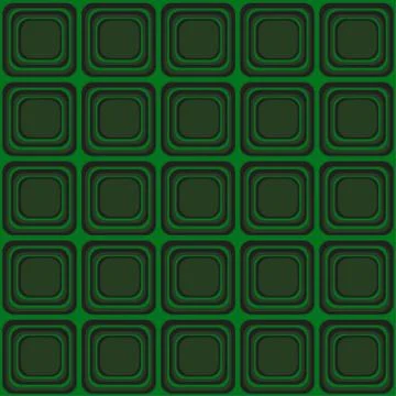 Vector seamless texture with rounded squares looking like old tv Stock Illustration