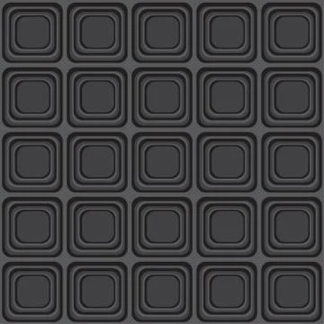 Vector seamless texture with rounded squares looking like old tv Illustrazione stock