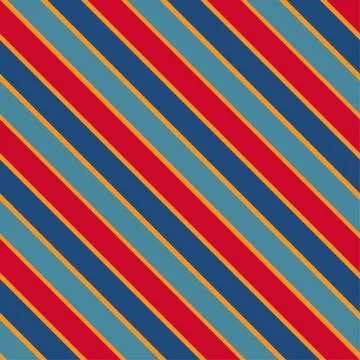 Vector seamless texture with slated colorful lines Stock Illustration