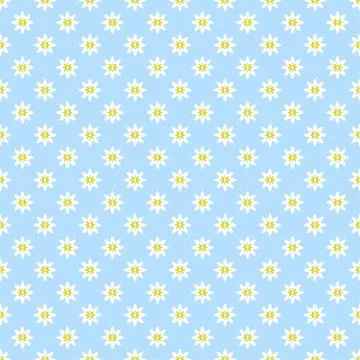 Vector seamless texture. Small tender flowers Stock Illustration
