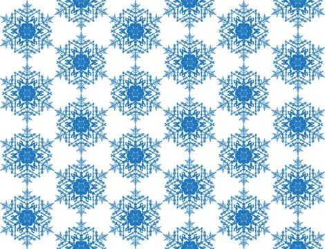 Vector seamless texture. Snowflakes christmas background. EPS 10 Illustrazione stock