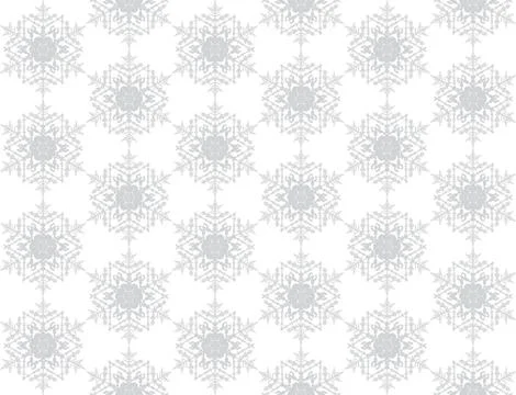 Vector seamless texture. Snowflakes christmas background. EPS 10 Stock Illustration