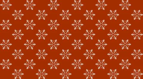 Vector seamless texture with snowflakes. Flat style. Stock Illustration