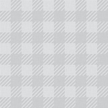 Vector seamless texture with vichy cage ornament. Grey and white cages Stock Illustration