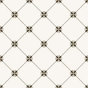 Vector seamless tile pattern. Modern stylish texture Stock Illustration
