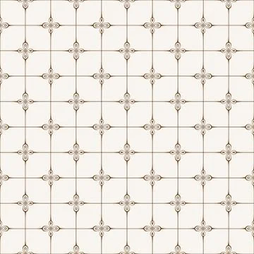 Vector seamless tile pattern. Modern stylish texture Stock Illustration